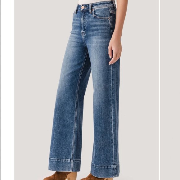 Risen Jay Wide Leg Wide Hem Trouser Jeans size 25 NWT! - Picture 3 of 6